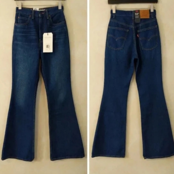 Levi's High Waisted 70's Flare Jeans - Picture 6 of 11
